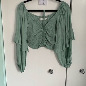 Sage Green Blouse